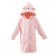 thumbnail image 2 of YUNAFFT Kids Hooded Bathrobe Long Sleeve Pockets Soft Absorbent Robe Cozy Home Loungewear, 2 of 3