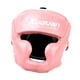 thumbnail image 4 of Casco de entrenamiento de casco de boxeo de cuero PU para adultos cubierta de cara suave y transpirable para kickboxing taekwondo Grappling MMA Rosa, 4 of 8