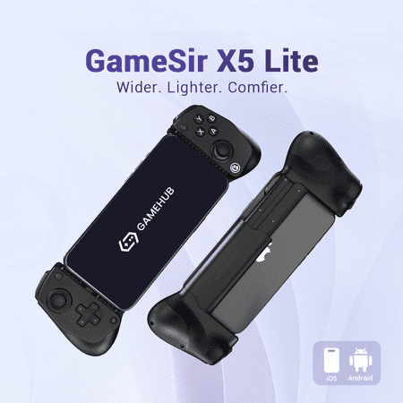 GameSir X5 Lite Black Android/ iOS両対応 スマートフォン用有線ゲーミングコントローラー(ブラック) GAMESIRX5LITEクロ 返品種別A