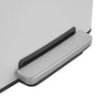 thumbnail image 3 of Innovaze 13 Gallon/50 Liter Rectangular Stainless Steel Step-on Trash Can for Kitchen, Matte White, 3 of 7