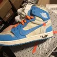thumbnail image 2 of Ni - ke AJ1 UNC Off White size 9.5, 2 of 5