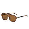 thumbnail image 1 of Gafas de sol cuadradas del tiroteo de la calle de las gafas de sol de la moda del marco del haz doble, hechas del plástico, metal, PC, 1 of 5