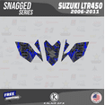 thumbnail image 2 of Kalair GFX Graphics Kit for Suzuki ATV LTR 450 (2006-2011) Snagged Series, 2 of 5