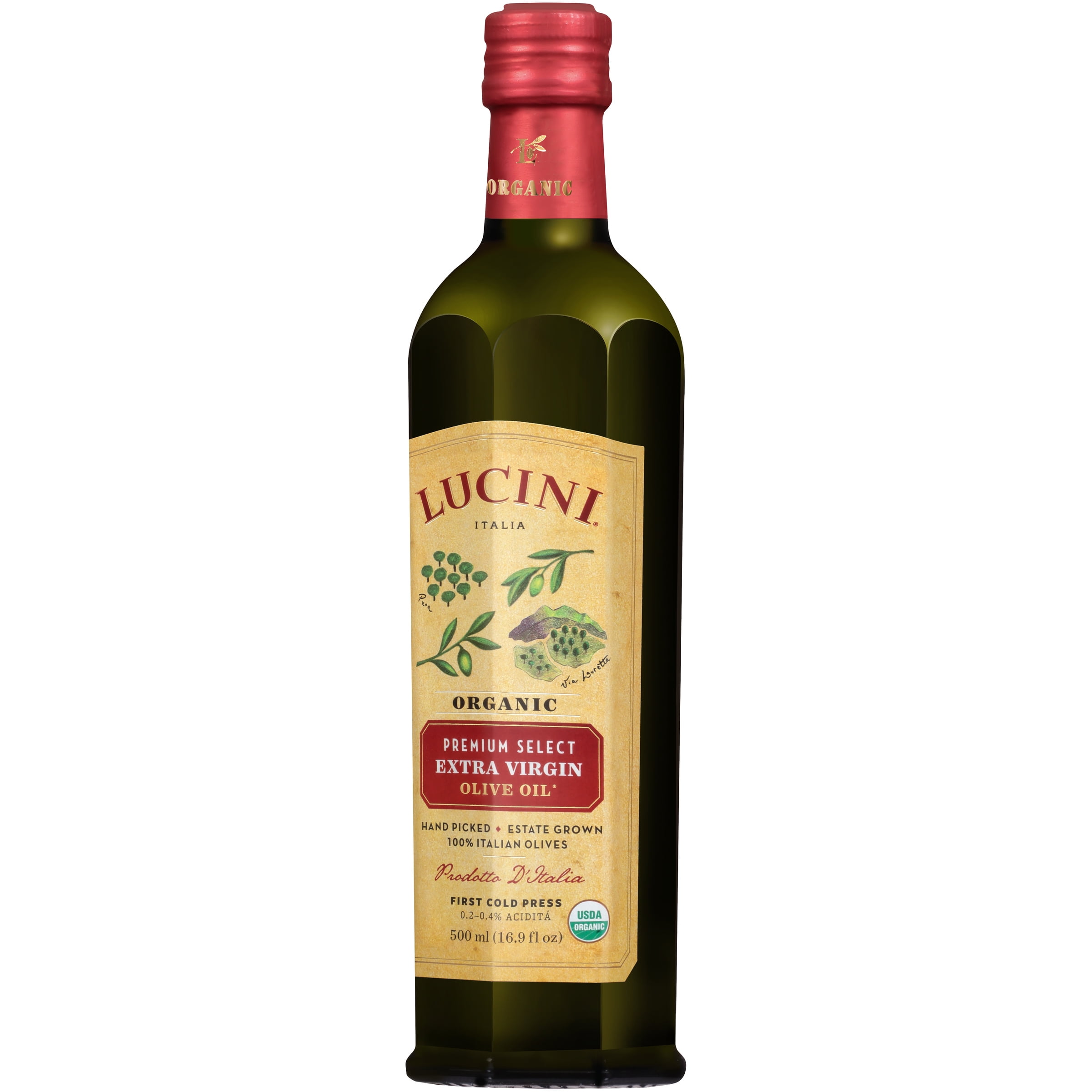 Lucini® Italia Organic Extra Virgin Olive Oil, First Cold Press