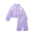 thumbnail image 3 of Kiijoy Big Girls Sports Tracksuit Zip Up Sweatshirt Sweatpants Outfits, Sizes 12-13, 3 of 7