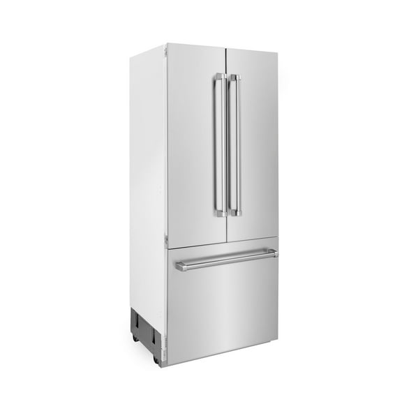 ZLINE KITCHEN AND BATH RBIV30436 french door built in refrigerator