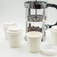 thumbnail image 4 of YQHWQ Disposable Paper Coffee Cups 4 oz. Cups & Lids Quantity 50 cups per pack., 4 of 5