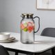 thumbnail image 4 of CaiYueKe 1L Diamond Pattern Pitcher with Stainless Steel Lid and Strainer, High-Temperature Resistant, BPA-Free, Clear Plastic Beverage Jug for Water, Juice, Iced Tea, Bar, Restaurant, Kitchen, 4 of 7