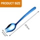 thumbnail image 2 of 2 en 1 Cucharas Tenedores 5 Piezas Acero Inoxidable Reutilizable Metal Sopa Cena Cucharas Cubiertos de Camping, 2 of 6