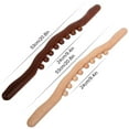 thumbnail image 5 of Rolling Pin Universal Back Needle Massage Tendons Beech Wood Scraping Stick Point Treatment Guasha Relax Therapy Tool, 5 of 8