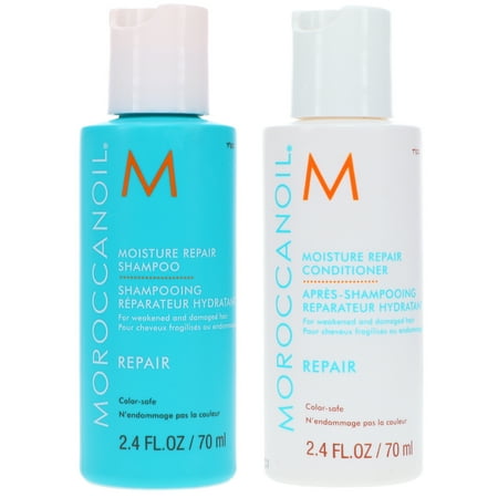 Moroccanoil Moisture Repair Shampoo 2.4 oz & Moisture Repair Conditioner 2.4 oz Combo Pack