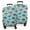 LightBlue Cartoon Dinosaurs, variant on Orange Dinosaur Volcano Pattern Luggage Cover Fashion Suitcase Cover Baggage Covers Fit 25-28 Inch Luggage (Go Travel)