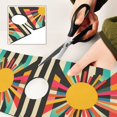 thumbnail image 6 of Yayeee Faucet Mat for Kitchen Sink 14.7" Diatomite Long Splash Guard Pad, Geometric Sun, 6 of 7