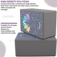 thumbnail image 2 of RDX Yoga Block Set, Non-Slip High-Density Eva Foam Brick for Pilates Flexibility Body Balance, Easy Grip Surface for Stability Strength Training Deepen Poses Exercise Office Home Gym, 23x15x9.8CM, 2 of 5