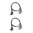 thumbnail image 3 of Soidarity Líderes de pesca de alambre de grueso de 50CM 150Lb con broches giratorios Accesorios de aparejos de línea de acero inoxidable de cobre Type1 NO1 Soidarity  CBP032204, 3 of 5