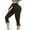 Pink, variant on Timegard Capris Pants for Women Short Workout Leggings Breathable Skinny Cropped Yoga Pants High Waist
