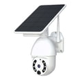 thumbnail image 1 of Cámara de seguridad,Cámara de seguridad inalámbrica con panel solar, cámara exterior 1080P WiFi 360 ° PTZ Cámara de vig CACAGOO Cámara de seguridad, 1 of 7
