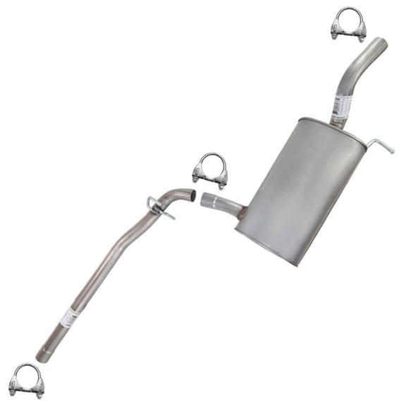 Northeastern Exhaust Center Muffler Fits 2012-2014 Volkswagen Passat 2.5L - Direct Fit | Stainless Steel | Includes Clamps
