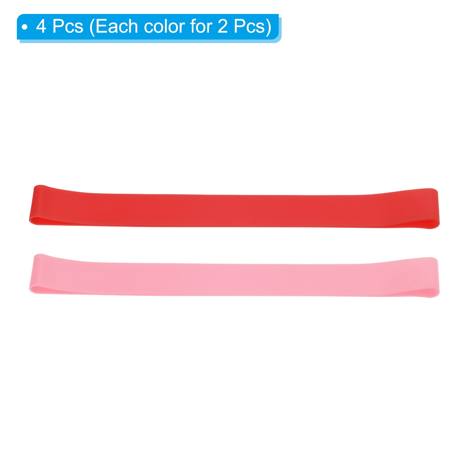 Unique Bargains Towel Band Windproof Holder Stretchable Beach Chair Towel Clips Straps Red, Pink