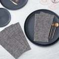 thumbnail image 6 of Ruvanti Cloth Napkins Set of 12 Cotton 100%, 20x20 inches Top Napkins Cloth Washable, Soft, Absorbent. Cotton Napkins for Parties, Christmas, Thanksgiving, Weddings, Dinner Napkins Cloth - Grey Print, 6 of 9