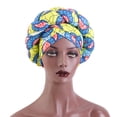 thumbnail image 4 of Printed Braid Headbands High Skull African Hairband Twisted Hair Bands Nigeria Ethnic Headscarf for Wedding Theme Event, 4 of 9