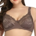 thumbnail image 2 of abtuhar Women Plus Size Bras,Womens Bras,Large Lace Color Bra Full Cup Sexy Comfort Daily Split Joint Bras, 2 of 4