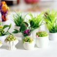thumbnail image 4 of Doll House Miniature Mini Potted Plants Model Fairy Garden Decoration Ornaments, 4 of 8