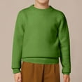 thumbnail image 4 of Kiijoy Toddler Boys Casual Sweater Unisex Solid Color Crew Neck Pullover Top, Sizes 3-4, 4 of 5