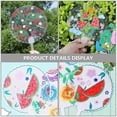 thumbnail image 3 of 10pcs Round Hand Fan Transparent Blank Diy Fan Multi-functional Stage Performance Fan, 3 of 4