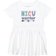 thumbnail image 3 of Inktastic Nicu Grad Cute Nicu Warrior Girls Baby Dress, 3 of 5