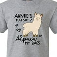 thumbnail image 4 of Inktastic Auntie's You Say Alpaca My Bags Youth T-Shirt, 4 of 5
