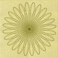 thumbnail image 1 of Ahgly Company Machine Washable Indoor Square Transitional Sun Yellow Area Rugs, 5' Square, 1 of 7