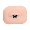 thumbnail image 2 of Xuanheng 3D Silicone Eye Model Eyebrow Line Practice Multipurpose Makeup Practice Aid blue right, 2 of 8