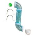 thumbnail image 1 of Accesorios de tablero de ajetreo accesorios sensoriales de tablero sensorial, tubo, educación, desarrollo temprano para niños Regalos de cumpleaños Azul, 1 of 8