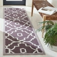 thumbnail image 2 of SAFAVIEH Four Seasons Nowell Geometric Polyester Runner Rug, Dark Grey/Ivory, 2'3" x 8', 2 of 7