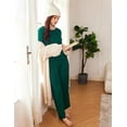 thumbnail image 4 of Ekouaer 2 Pack Women Pajama Long Sleeve Sleepwear Soft Loungewear Pjs Sets with Pockets, 4 of 5