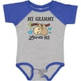 thumbnail image 3 of Inktastic My Grammy Loves Me with Sloth and Hearts Boys or Girls Baby Bodysuit, 3 of 5