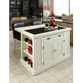white kitchen island