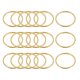 thumbnail image 1 of Redondo Arete Cuenta Aro Anillos, Círculo Abierto Bisel Enlace Anillo 18mm/0.7" Latón Tono Aretes Búsqueda Enlace Anillo para Joyería Fabricación, Paquete de 50, 1 of 7