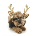 thumbnail image 5 of KYAIGUO Christmas Reindeer Dog Hair Accessories, Puppy Christmas Antler Headdress, Holiday Pet Costume Accessories, 5 of 10