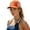 1-Orange3053, variant on XIAOCHA Women's Color‑Striped Accent Baseball Cap Adjustable Baseball Hats Outdoor Dad Hat,Yellow