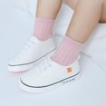 thumbnail image 4 of 3 Pairs Baby Girls Boys Cotton Socks Unisex Baby Solid Color Ankle Socks Crew Socks for Infant Toddlers Kids 0-5 Years, 4 of 8