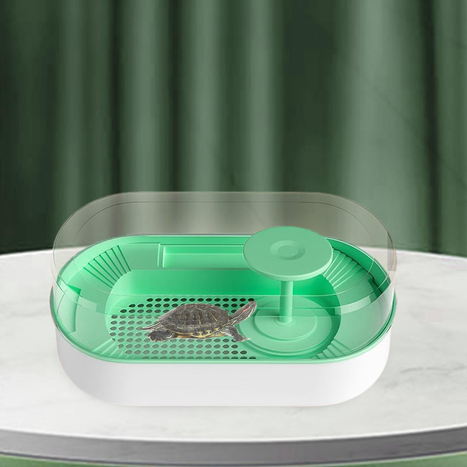 FITYLE Turtle Tank Terrapin Feeding Box Frog Terrapin Lake Pet Turtle Indoor Decor Small Tank