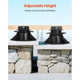 thumbnail image 4 of STAWAY 24 Pcs Support de Terrasse Réglable - Capacité de 2000 lbs, Hauteur de 2.36-5.31 Pouces, Installation Facile pour Patios et Terrasses, 4 of 9