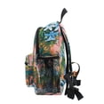 thumbnail image 4 of FORMRS School Backpack with Front Zippered Pocket 12" Student Travel Daypack, Blue Flowers, 4 of 6
