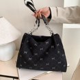 thumbnail image 4 of Bolso Hombro Bolsas para Mujeres Pana Con Bolsillo Gran Capacidad Múltiples Bolsos Compra Viajes, 4 of 9