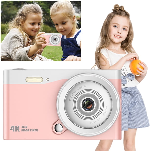 Fotografía HD Cámara Selfie Digital 4K Pantalla 2 8 Pulgadas () Rosa