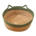 thumbnail image 5 of Cat Bed,Pet Cat House Dog Beds Cave Nest Indoor Winter,Puppy Warm Cave Sleeping Bed Four Seasons,Small Dog House Kennel Sleeping Bed Pet Supplies,Indoor Soft Comfortable Warm green 45cmx15cm, 5 of 8