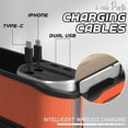 thumbnail image 5 of TACILIP Boîte de Rangement pour Siège de Voiture, Chargeur Sans Fil Multifonction Télescopique, Cadeaux pour Maman, 5 of 5
