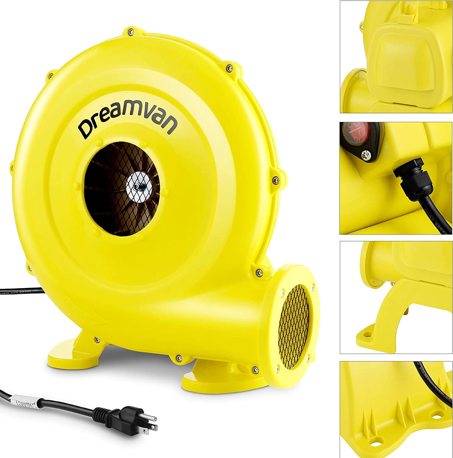 Air Blower for Inflatables- Inflatable Blower- 450 Watt,0.6 HP Bounce ...